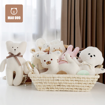 Newborn Toys Ins South Korea Baby Soothing Doll Baby Sleeping Theorizer Little Bear Calf Spotted biter