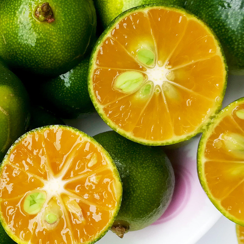 小金桔新鲜小青桔3斤包邮 青桔水果小柠檬 海南青金桔_8折现价35.80元