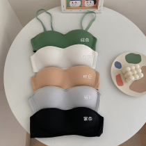 2023 - The new Han edition of steel - free ring small chest gathering bras with anti - slip bras can be removed from shoulder - less underwear