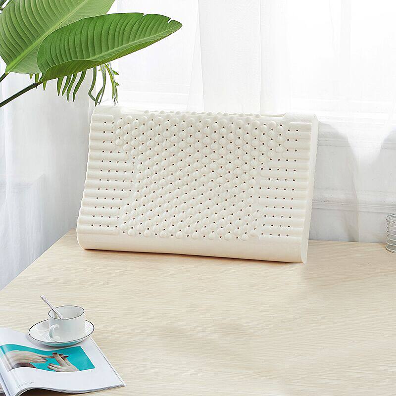 泰国进口天然乳胶枕头正品橡胶枕护颈椎小颗粒按摩成人枕男女通用