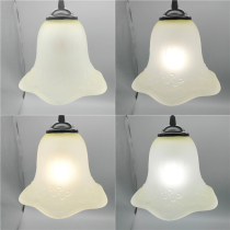 Restaurant chandelier three-head creative personality frosted glass bar bedroom restaurant simple modern Nordic dining lamp