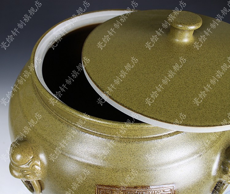 Antique tea at the end of the jingdezhen ceramics glaze covered barrel storage tank mercifully jars cylinder ricer box