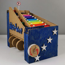 Teacher music handmade creative children diy teaching toys Semi-finished kindergarten large self-made play teaching aids