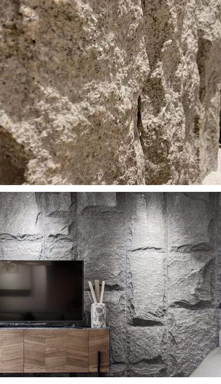 pu石皮室内背景墙别墅外墙砖乡庭院条石凹凸流水石文化砖现货批发