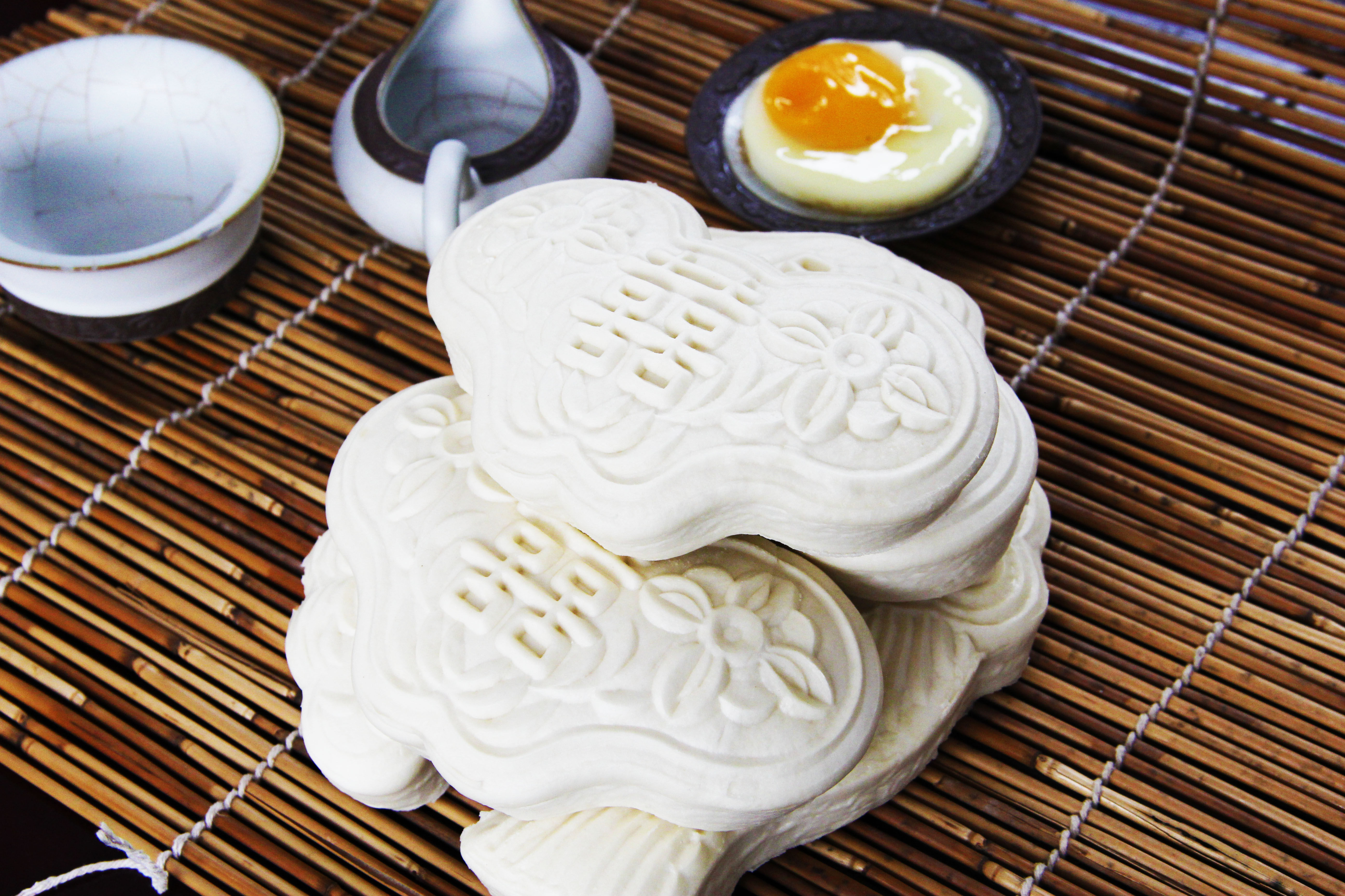 山东特产花样馒头青岛乐福来卡花千层鱼花元宝500g*4包16个包邮