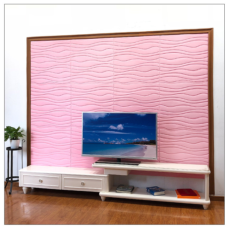 创意电视背景墙自粘墙纸3d立体墙贴客厅卧室店面防水新型装饰贴纸