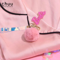 South Korea chuu official website Barbie co-name Barbie doll series cute hair ball pendant