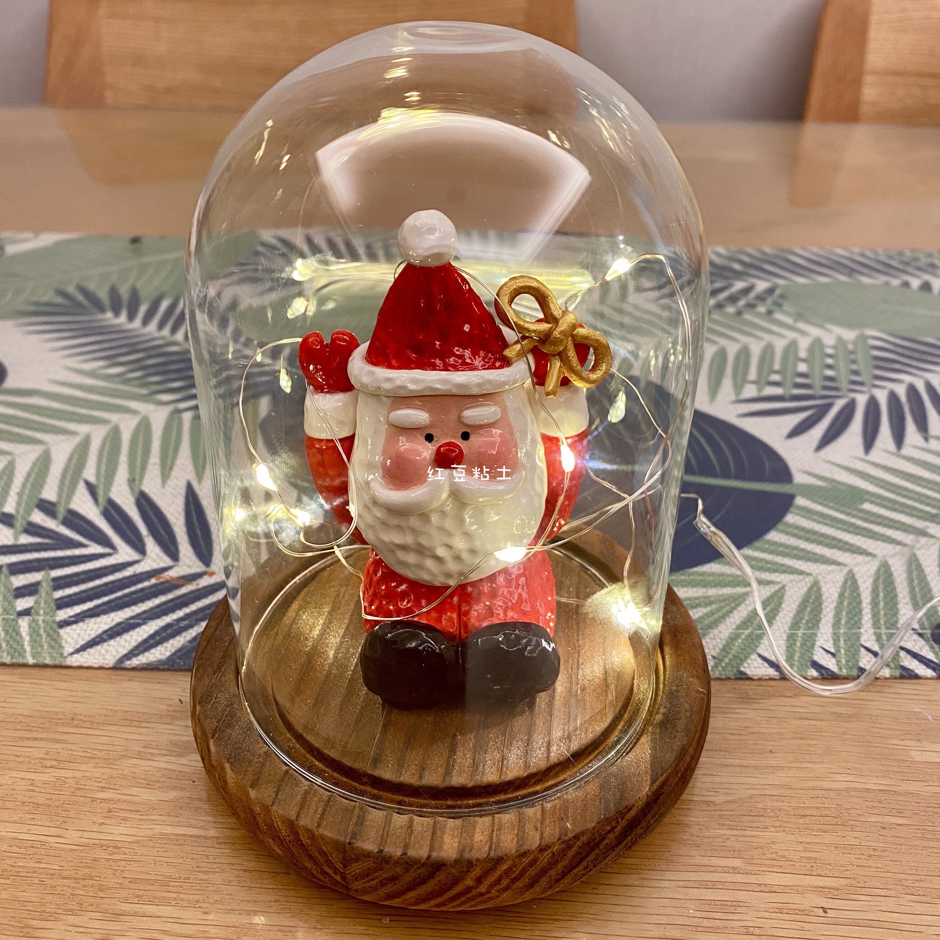 迷你小串灯小彩灯 粘土手工diy圣诞节装饰彩灯灯串