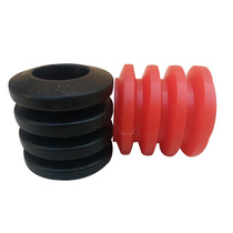 TL pin coupling Elastic sleeve Rubber elastic column 4-piece combination Elastic rubber pad Polyurethane four-piece