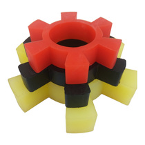Water pump coupling Cushion Cow tendon hexagonal rubber wear-resistant wheel rubber pad Polyurethane t-shaped hexagonal plum pad t95