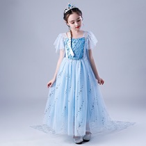 Princess Aisha dress Aisha tug short sleeve birthday dress dress dress dress dress dress dress puffy gauze dress ice and snow