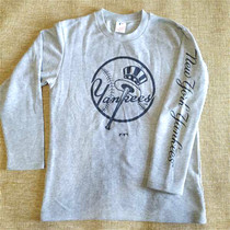 MLB NY Yankees Autumn East Weaves Men Pullover Student Coat Long Sleeve T-Shirt Plus Size base shirt
