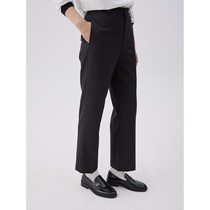 Randompiece Autumn Fine Spinning Wool Loose Straight Drum Half Oak Waist Head Set Classic 90% Western Pants