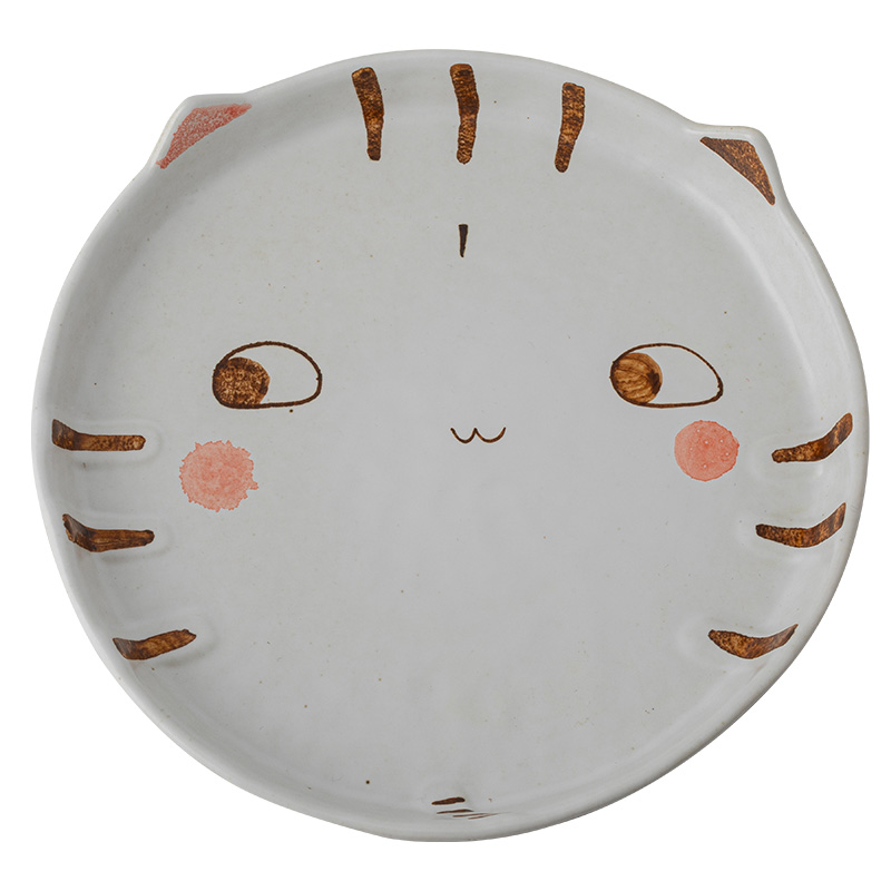 Day game cat ceramic bowl dish dish tableware suit and lovely young girl heart household salad rice noodles instant noodles by hand