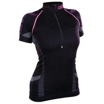 (BV SPORT)Haut Technique N3R Womens Short-sleeved Half-zipper Pressure Suit