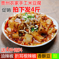 Guizhou rice tofu Guizhou special production south rice bean curd cool powder cold powder snack 1500 grams of sending foot quantity folded ear root chilli