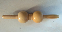 Cervical spine massager spinal nerve spinal acupoint shoulder waist back soothing manual rollers Double-ball meridians Meridians Massage Stick