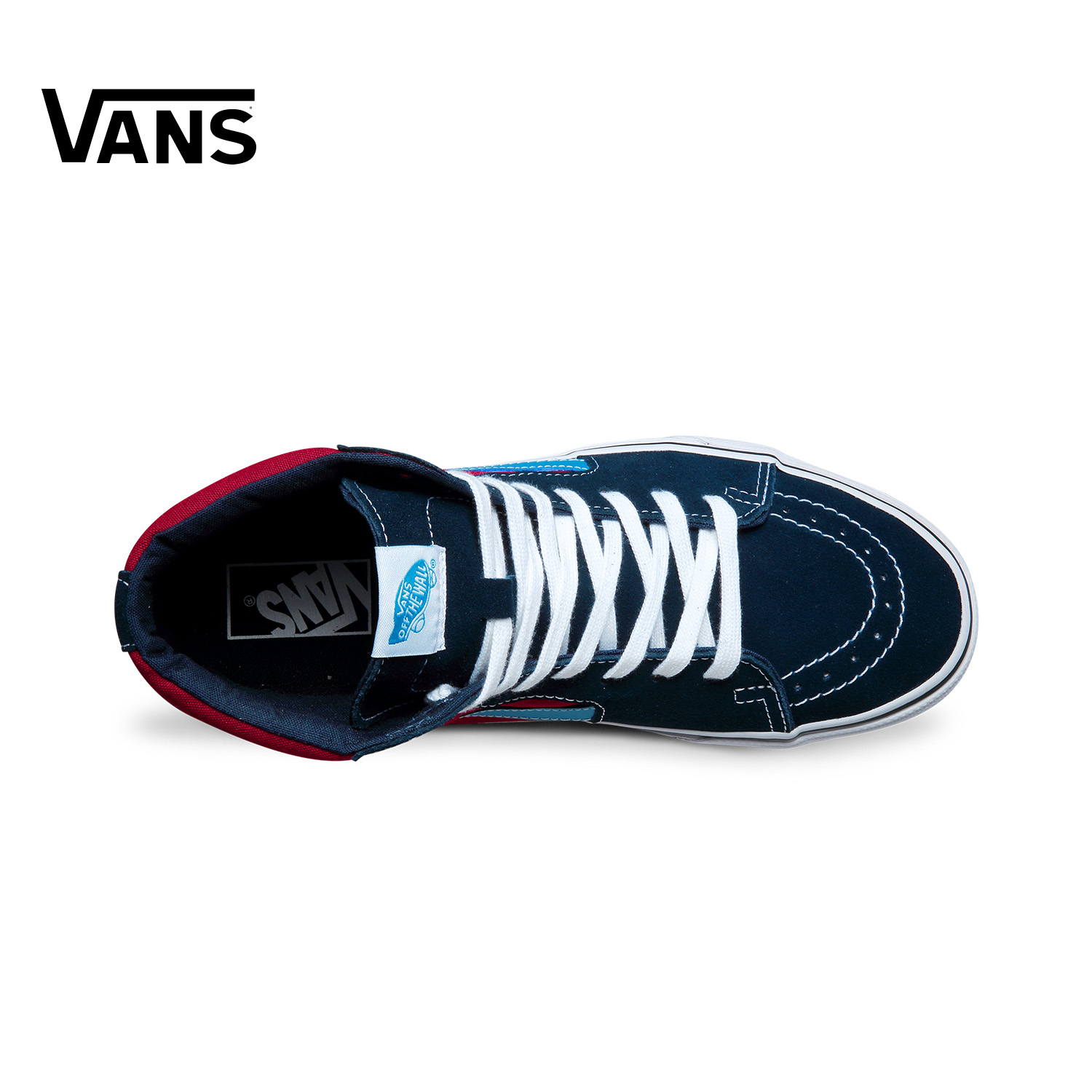 Vans/范斯蓝/红色情侣运动鞋Sk8-Hi|VN-0KYA7ZR/7ZK产品展示图5