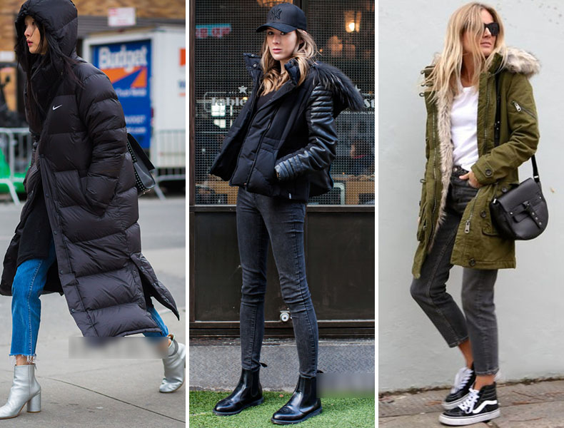 潮女孩凹起造型,连帽衫称霸街头