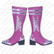 New Mongolian boots womens high boots Mongolian dance boots Tibetan dance shoes Tibetan boots