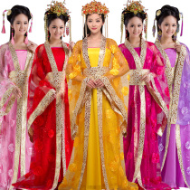 New Tang costume Han costume Princess costume Female bride wedding dress Little fairy princess performance costume Queen film and television costume