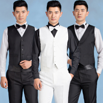 Korean version of slim mens vest performance stage costume chorus costume performance mens suit vest suit