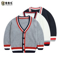 chun qiu zhuang British small students uniforms class uniform nan tong zhuang long-sleeve sweater cardigan College wind kindergarten yuan fu