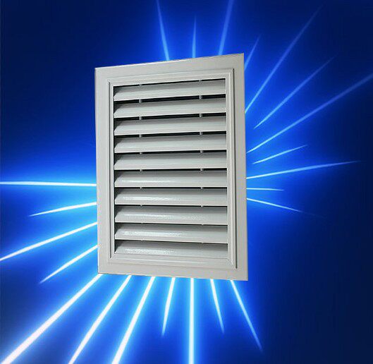 新风系统带网回风百叶 铝合金百叶窗 车间净化回风窗400*600 包邮