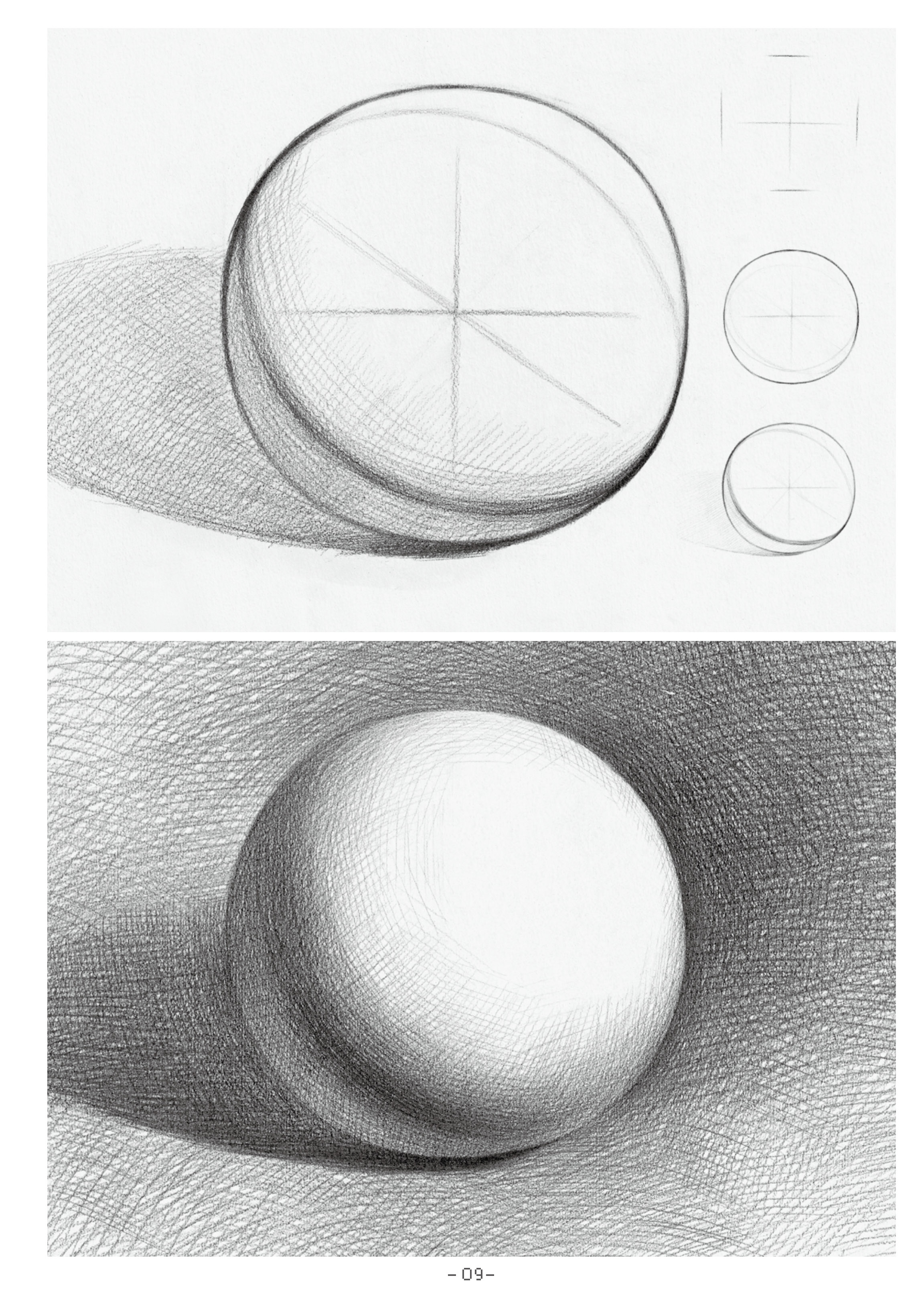 全4册 零基础学素描 绘画速成教程 素描静物/单个静物/几何体/石膏