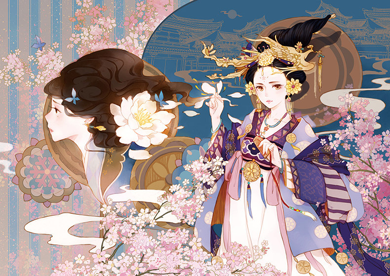 【赠精美海报】正版包邮 萤色 魏莹首本个人插画集 天闻角川古风动漫