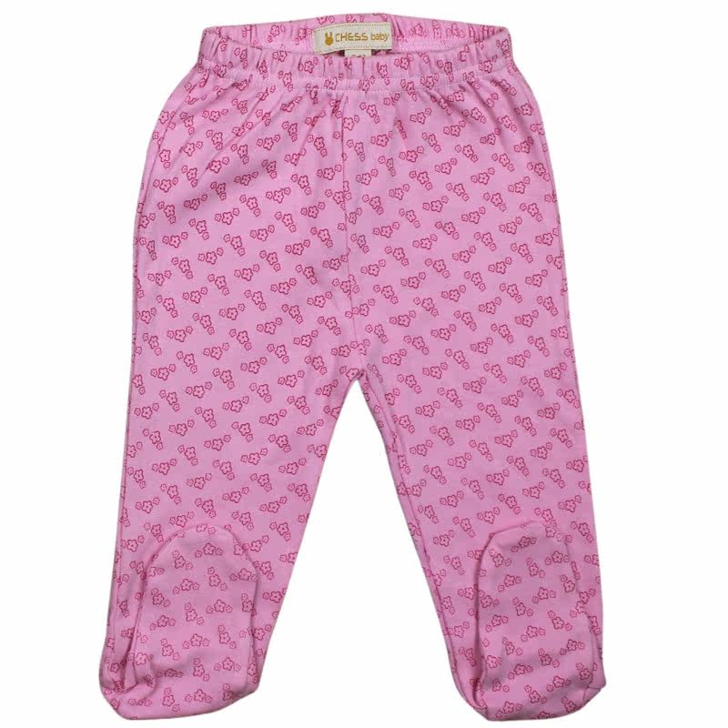 【特价】全棉婴儿包脚裤男女宝宝松紧裤单裤休闲长裤