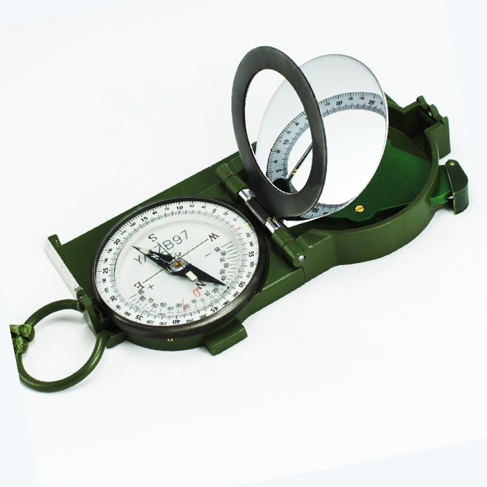 包邮 军迷户外用品97式指北针指南针手持罗盘仪 户外装备军迷装备_7折