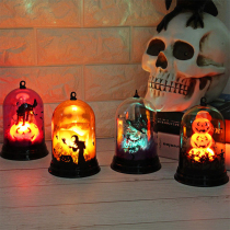 Halloween pattern led electronic craft candle light Halloween bar decoration craft lamp ornaments