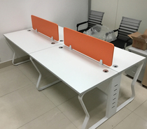 Foshan staff desk double staff 4 quadruple desk office chair combined with 6 card office desk