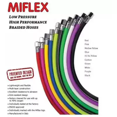 OMS Miflex inflator Hose color high elastic fiber tube woven tube medium pressure inflatable tube BCD
