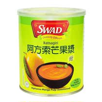 India imported Alfonso MANGO SAUCE SWAD MANGO PUREE 850G *2 cans dessert baking shaved ICE mango puree