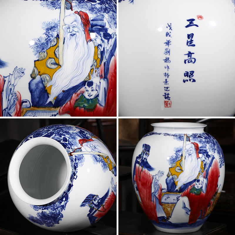 The Master of jingdezhen ceramics hand - made samsung under variable vase Chinese sitting room ark of tea table furnishing articles gifts
