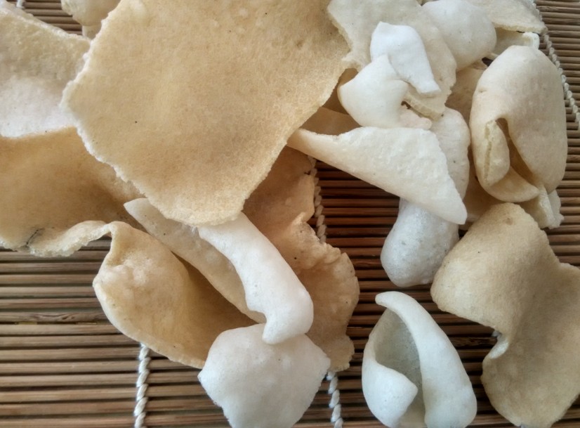 皮皮子上饶特产铅山横峰小片无芝麻果粿片农家自制400克1件包邮