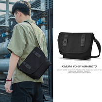 Kimura Yoji Satchel Casual Backpack Sports Crossbody Bag Men Large Capacity Student Trendy Japanese Fashion