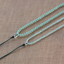 Handmade natural Dongling jade necklace pendant hanging rope womens Hetian Jade Jade Jade safe buckle fine new products