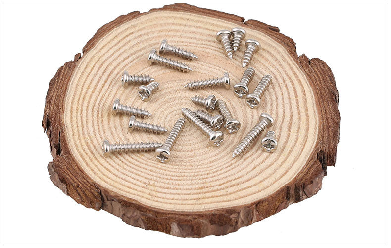 加硬镀镍pa十字圆头盘头自攻螺丝钉精密电子小螺丝m12m23m26m3