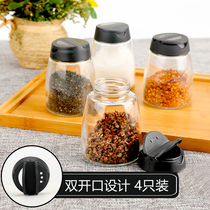 Kitchen Barbecue Sprinkle Bottles Day Style Glass Jars Condiments Bottle Sauce Pepper Powder Sesame Bottle Suit 4 only