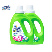 Green umbrella decontamination Superman laundry liquid 1kg bottle strong decontamination Smoked clothing Fangfei clothing supple low bubble easy to drift