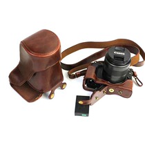 Canon Micro Pack EOS M50 M6 M10 M3 M2 M5 M6 mark II Camera Bag Leather Jacket Backpack