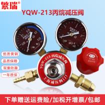 Fanrui propane pressure reducing valve YQW-213 gas liquefied gas bottle and tank pressure reducing device All copper propane gas tank pressure reducing valve