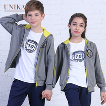 Uonica Kat Yinglun Kindergarten Garden Sportswear Sportswear Baseball shirt set