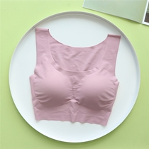 No steel rims gather no trace sports underwear girl thin Cup breathable and comfortable zero restraint glossy solid color bra autumn and winter