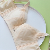 Adjusted All-cup Bra Thin collection of Accessory Milk No Sponge No Steel Ring Large Chest Display Small Underwear 85E90D Autumn Winter