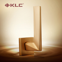 KLC Nordic modern style door lock indoor bedroom door lock household universal copper drawing magnetic silence lock