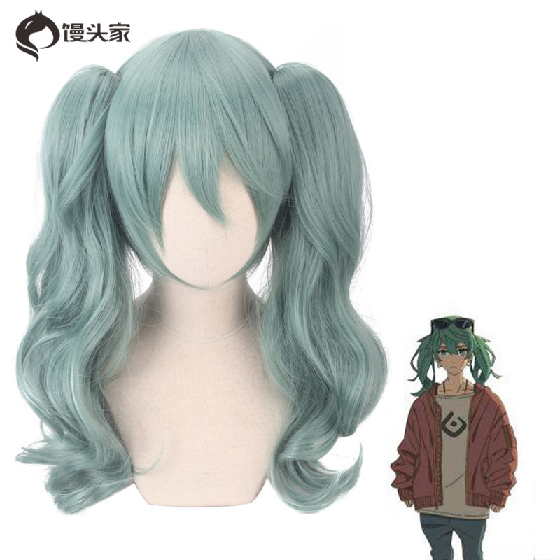 Steamed bun house Hatsune miku Planet of the Sand Star of the Sand Confusion Magic Future Double Ponytail Hatsune cos wig